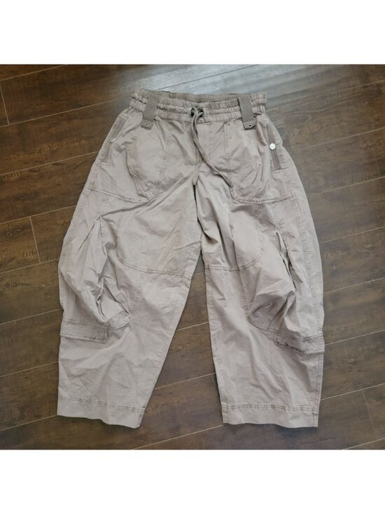 Free People Onset Cargo Pants Utility Y2K Parachute Relaxed Hipster Womens M - Picture 2 of 8